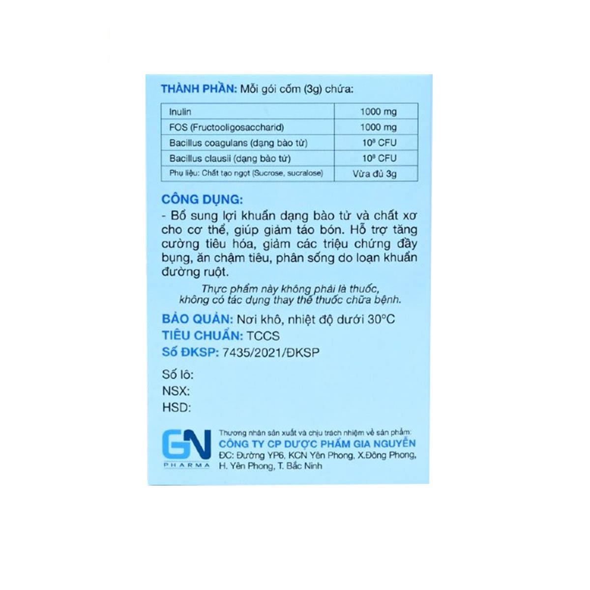 Inbifos New hỗ Trợ Tăng Cường Tiêu Hóa (Hộp 20 Gói)