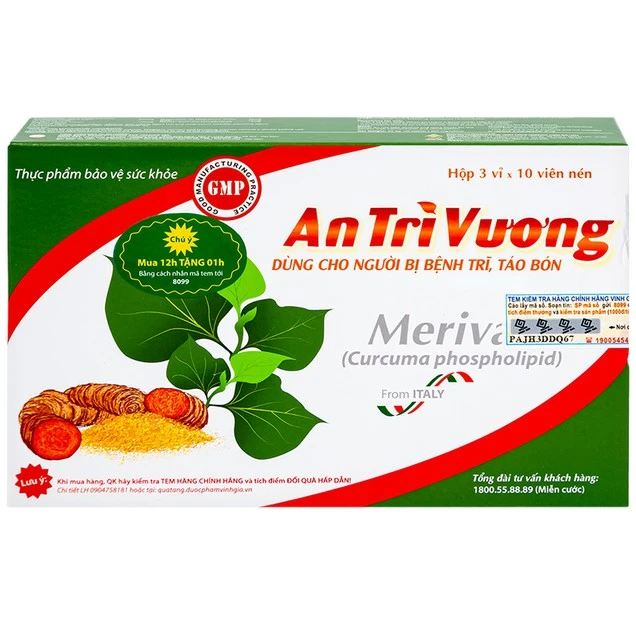 Viên uống An Trĩ Vương thanh nhiệt, giải độc, tăng sức bền thành mạch