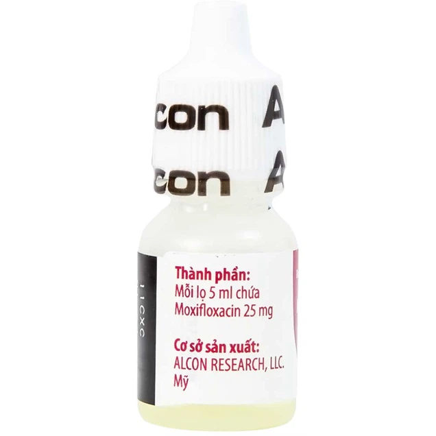 Thuốc nhỏ mắt Vigamox Alcon điều trị viêm kết mạc