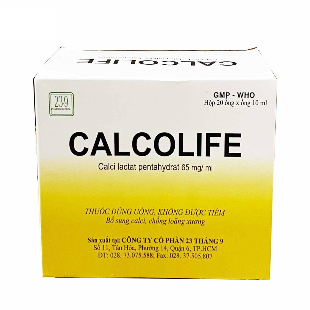 Thuốc Calcolife điều trị các vấn đề do thiếu hụt canxi gây ra