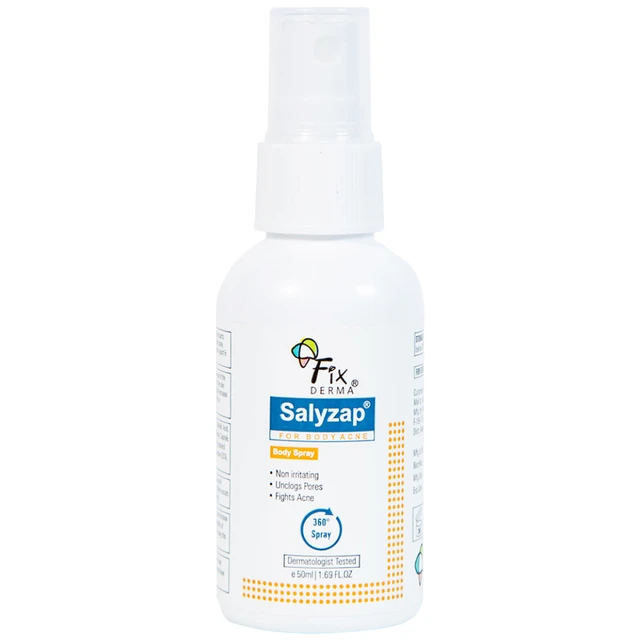 Xịt ngừa mụn Fixderma Salyzap 50ml