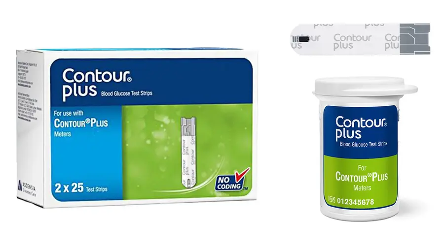 Que Thử Đường Huyết Contour Plus ( Hộp 50que) 