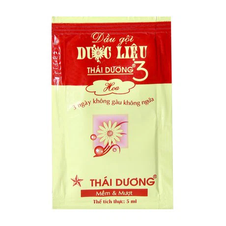 Dầu gội dược liệu Thái Dương 3 hương lá sạch gàu, không ngứa, giảm rụng tóc