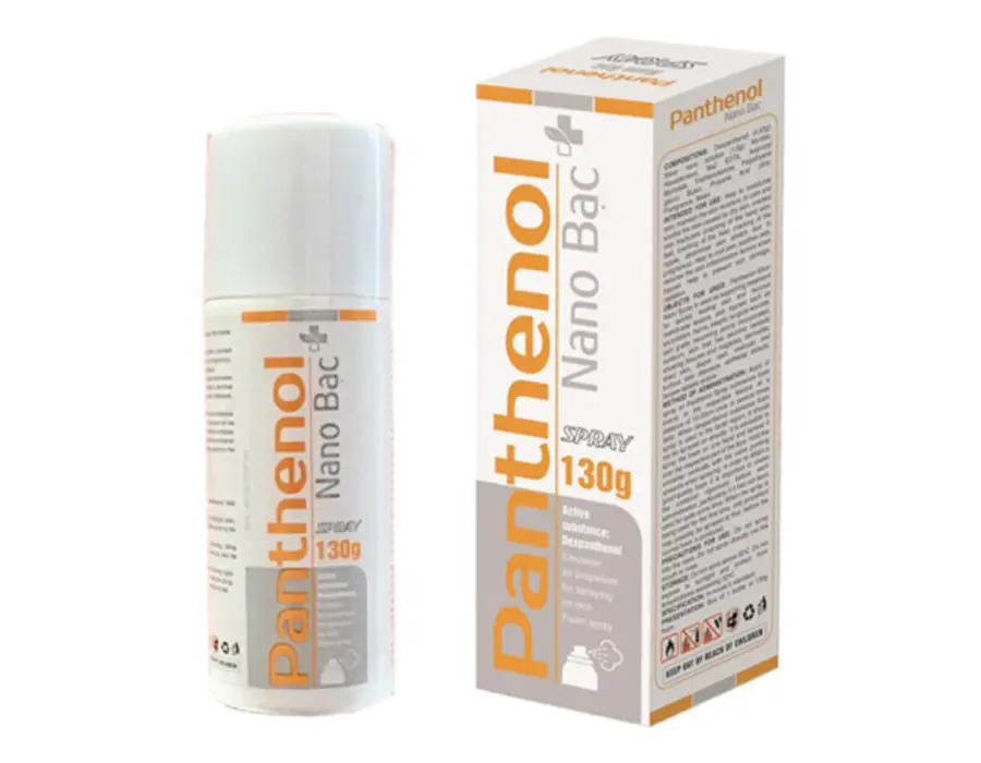 Xịt Panthenol Nano Bạc Spray Bimex dưỡng da, duy trì độ ẩm cho da (130g)