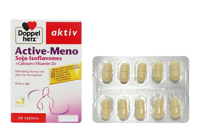 Viên uống Active-Meno Doppelherz Aktiv bổ sung isoflavone, điều hoà kinh nguyệt 