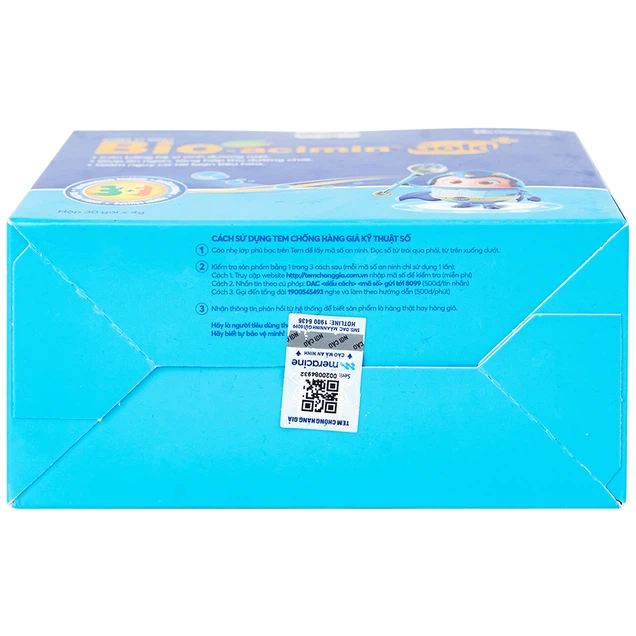 Cốm vi sinh Bioacimin Gold Meracine cân bằng hệ vi sinh đường ruột, giảm nguy cơ rối loạn tiêu hóa (30 gói)