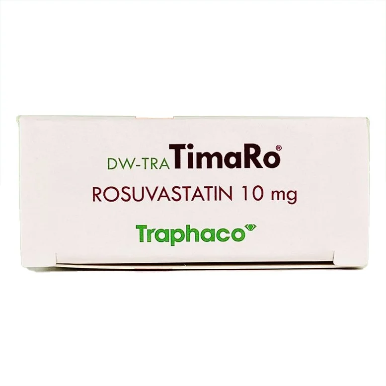 DW-TRA TimaRo-Rosuvastatin 10mg-Traphaco-Hộp 3vỉ*10viên 