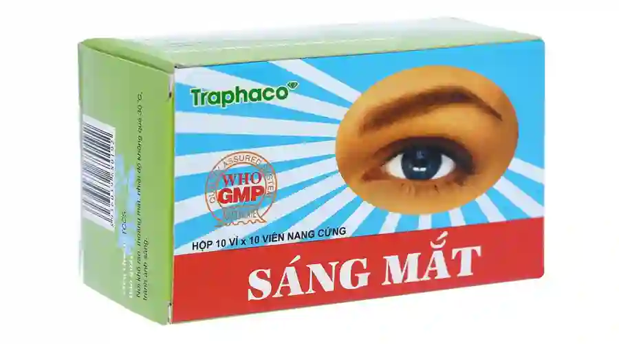 Thuốc Sáng Mắt Traphaco điều trị mờ mắt, nhức mắt (10 vỉ x 10 viên)