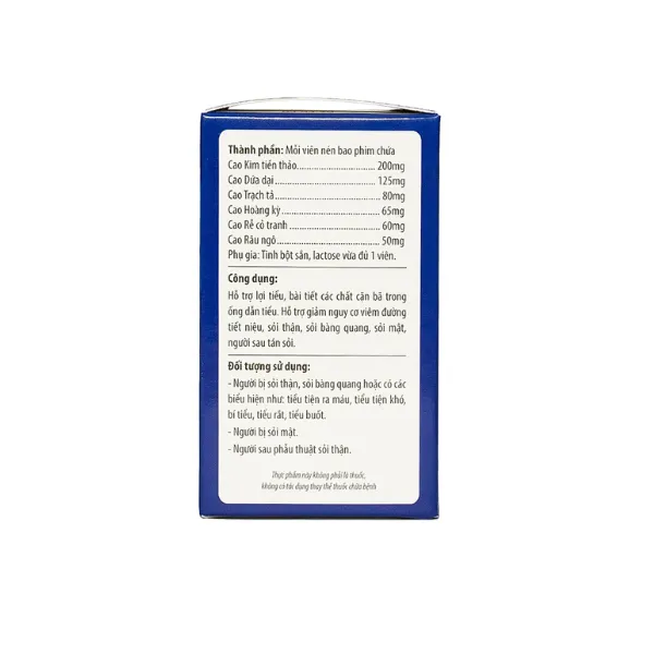 Viên uống Bài Thạch Kingphar lợi tiểu, hỗ trợ giảm nguy cơ viêm đường tiết niệu