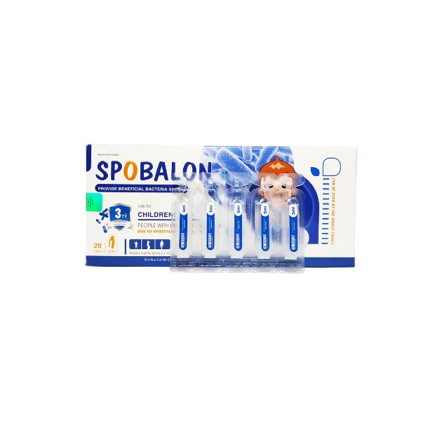 Men Vi Sinh Spobalon - Bổ Sung Các Bào Tử Lợi Khuẩn Giúp Cân Bằng Hệ Vi Sinh Đường Ruột