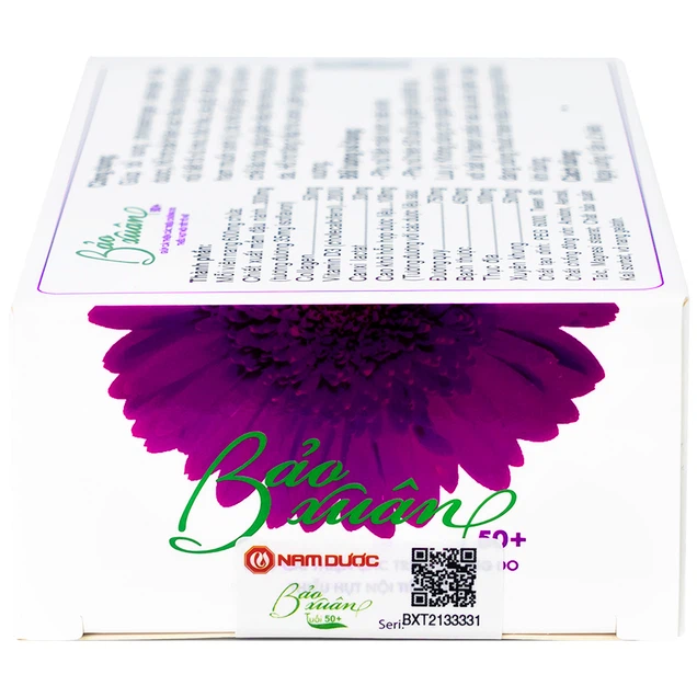 Viên uống Bảo Xuân Tuổi 50+ Nam Dược bổ sung và hỗ trợ cân bằng nội tiết tố nữ Estrogen