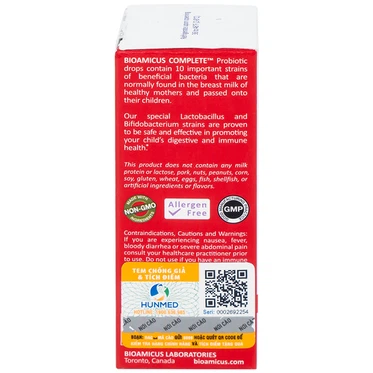 Men vi sinh BioAmicus Complete hỗ trợ cải thiện hệ vi sinh đường ruột, giảm rối loạn tiêu hóa