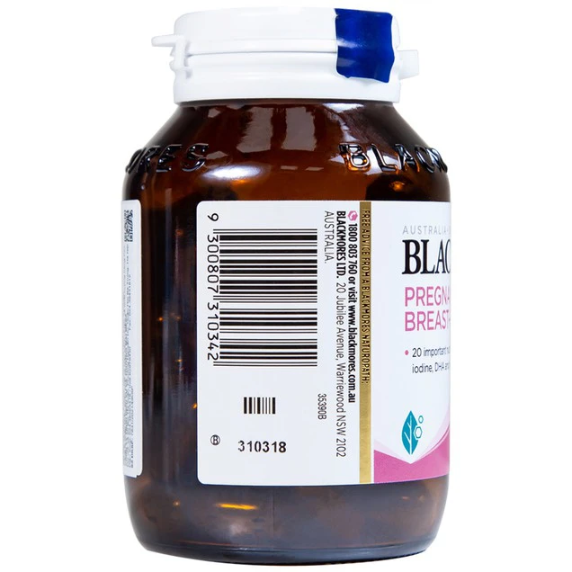Viên uống Blackmores Pregnancy & Breast - Feeding Gold cung cấp vitamin và khoáng chất (60 viên)