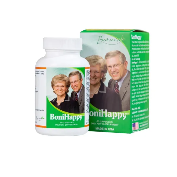 Viên uống BoniHappy Botania hỗ trợ điều trị mất ngủ, cải thiện và phục hồi sức khỏe