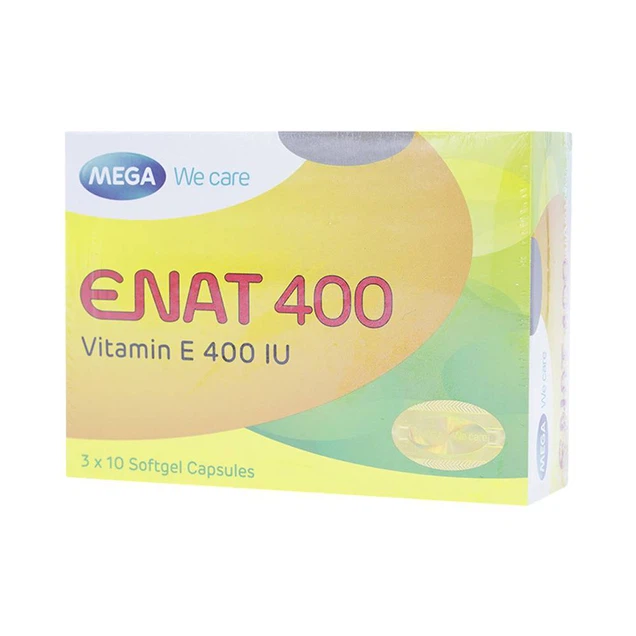 Thuốc Enat 400 MEGA We care điều trị và dự phòng tình trạng thiếu Vitamin E