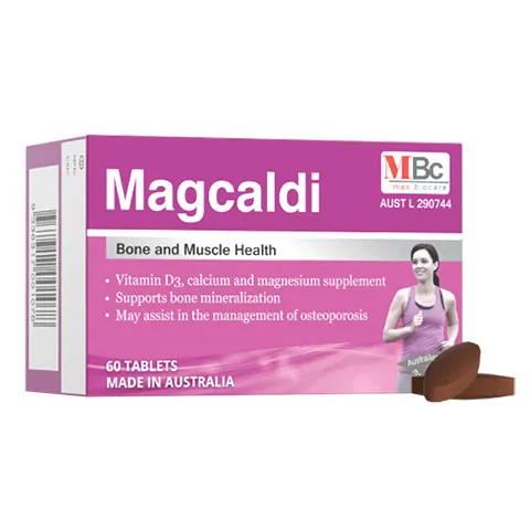 Magcaldi, hỗ trợ làm tăng khả năng hấp thu canxi giúp xương chắc khỏe