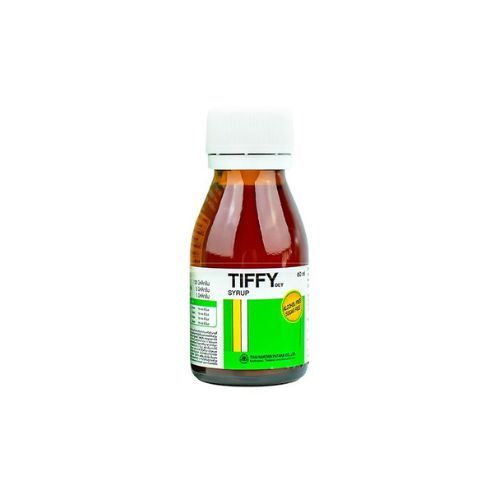 Siro trị cảm cúm cho trẻ em Tiffy Syrup hộp 1 chai 60 ml