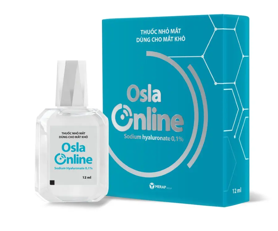 Thuốc nhỏ mắt dùng cho mắt khô Osla Online ( lọ 12ml)