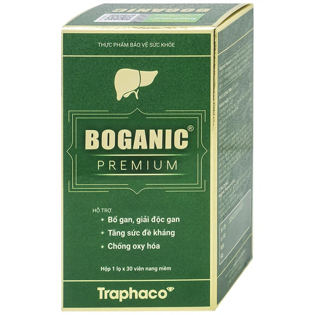 Viên uống Boganic Premium Traphaco hỗ trợ bảo vệ và tăng cường chức năng gan