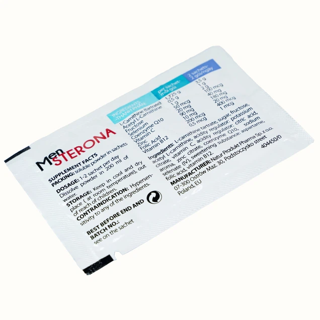 Bột hòa tan Men Sterona hỗ trợ tăng chất lượng tinh trùng (30 gói)