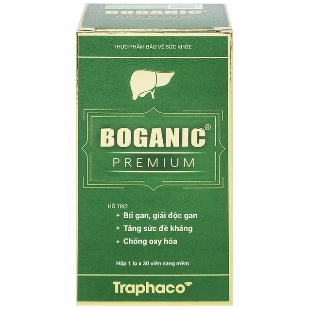 Viên uống Boganic Premium Traphaco hỗ trợ bảo vệ và tăng cường chức năng gan