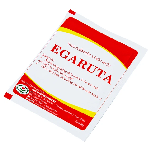 Cốm Egaruta giảm nguy cơ co giật, tăng động, dưỡng tâm an thần