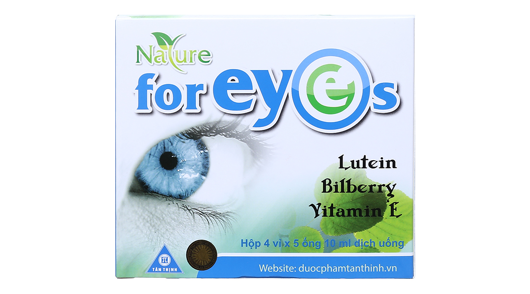 Nature For Eyes giảm nguy cơ thoái hóa điểm vàng hộp 20 ống x 10ml