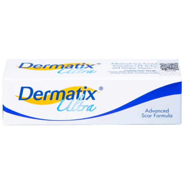 Gel Dermatix Ultra cải thiện hiệu quả sẹo lồi và sẹo phì đại