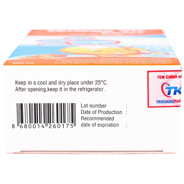 Siro Omega Vit Plus+ Botafarma hỗ trợ tăng khả năng chống oxy hóa, tốt cho não bộ và mắt ( Lọ 100ml )