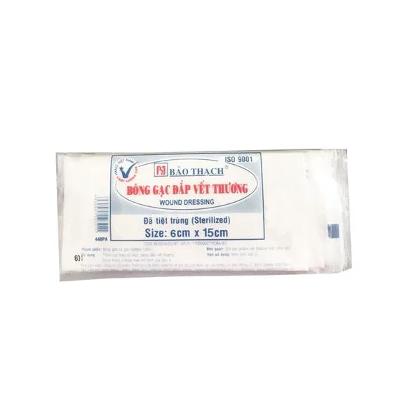 Bông Gạc Đắp Vết Thương 6cm x 15cm