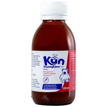 Siro KAN Imunoglukan P4H hỗ trợ tăng đề kháng cho trẻ (Chai 120ml)