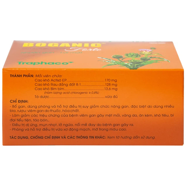 Thuốc Boganic Forte Traphaco bổ gan, hỗ trợ điều trị suy giảm chức năng gan
