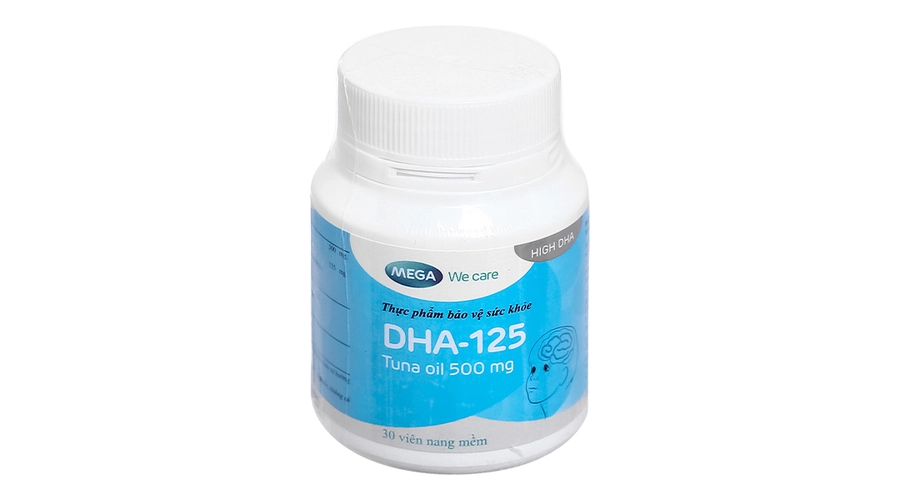 Dầu cá MEGA We care DHA-125 giúp phát triển não bộ và thị giác