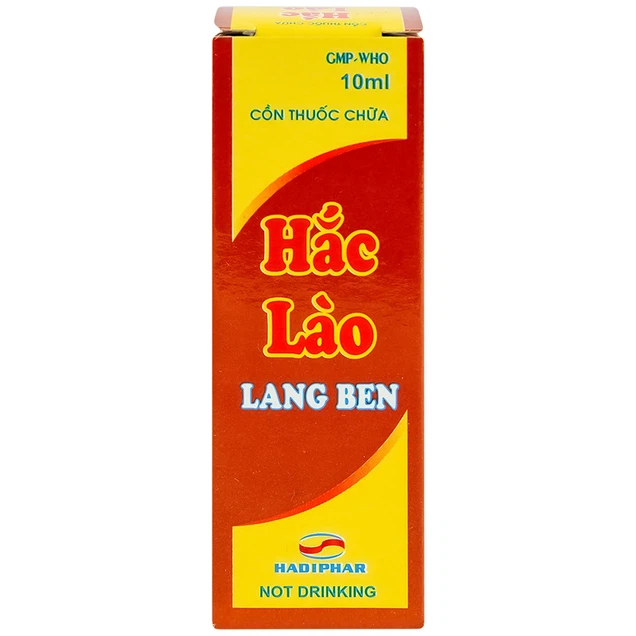 Cồn thuốc chữa Hắc Lào Lang Ben Hadiphar