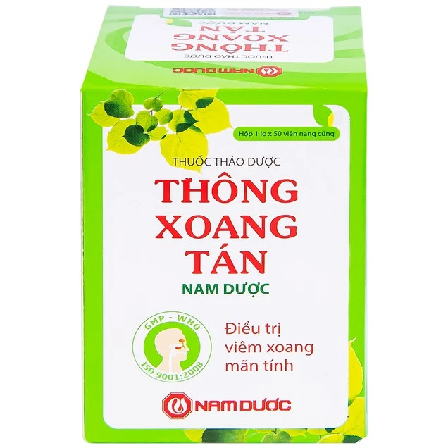 Thuốc Thông Xoang Tán Nam Dược điều trị viêm xoang mãn tính