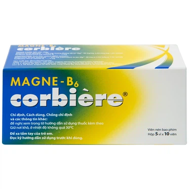 Viên nén Magne B6-Corbiere-Sanofi(VN)-hộp 5vỉ*10viên