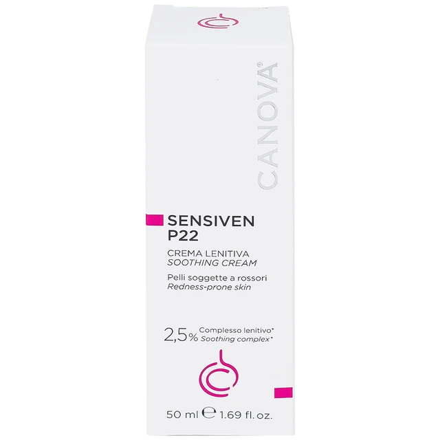 Kem bôi dịu da, dưỡng ẩm Canova Sensiven P22 Soothing Cream Sifarma 50ml