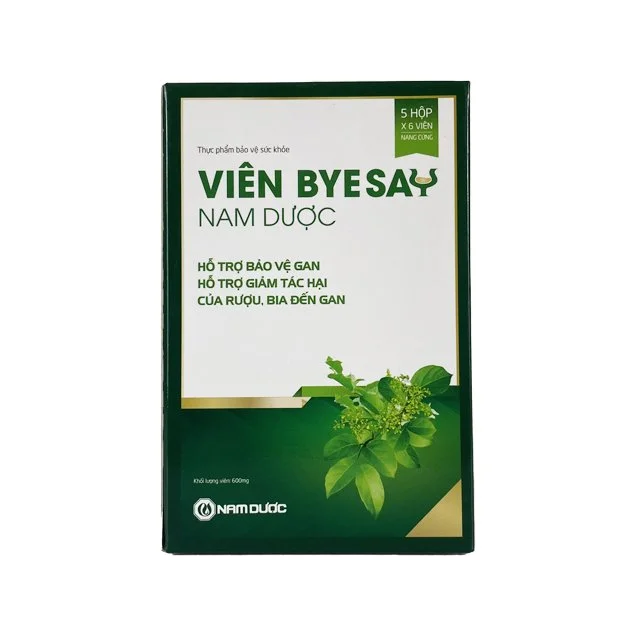 Giải Rượu Nam Dược ( viên ByeSay)  hỗ trợ giải độc, bảo vệ gan vỉ 6 viên