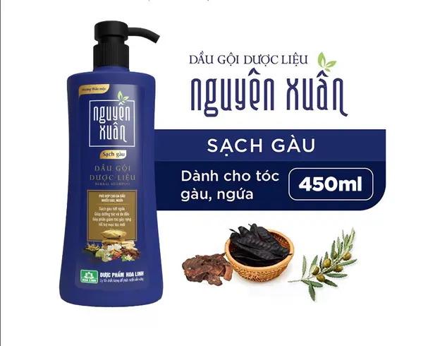 DẦU GỘI NGUYÊN XUÂN SẠCH GẦU (Chai 450ml)