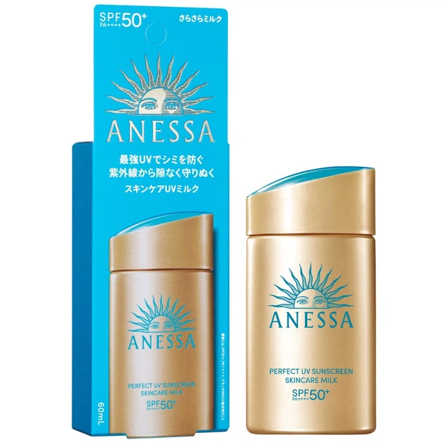 Sữa chống nắng dưỡng da kiềm dầu Anessa Perfect UV Sunscreen Skincare Milk SPF50+ PA++++ Shiseido (60ml)