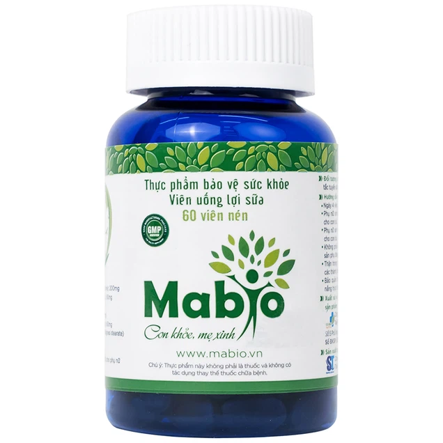 Viên uống Mabio giúp lợi sữa, giảm nguy cơ tắc tuyến sữa