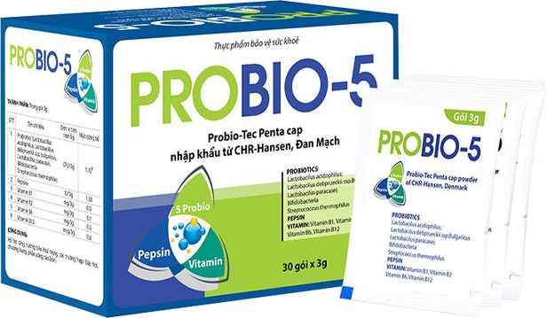 Probio-5 hỗ trợ bổ sung lợi khuẩn đường ruột