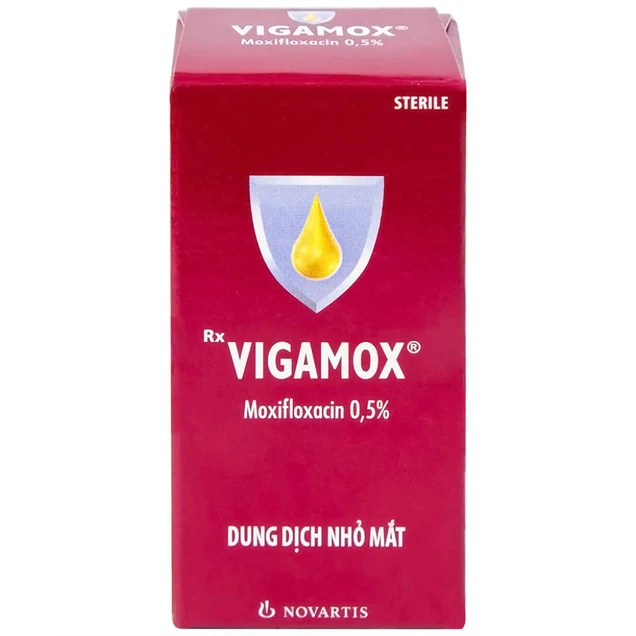 Thuốc nhỏ mắt Vigamox Alcon điều trị viêm kết mạc