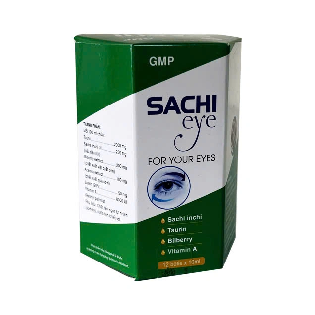 Tăng cường thị lực, ngừa khô mắt, nhức mỏi Sachi Eye