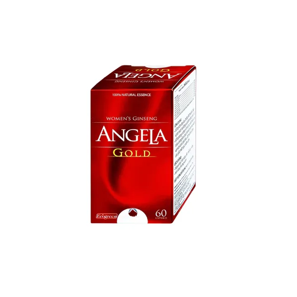 Viên uống sâm Angela Gold Ecogreen làn da căng sáng, tăng cường sinh lý nữ (60 viên)