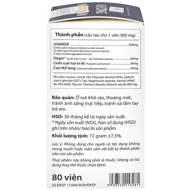 Viên nén Vương Niệu Đan Thái Minh hỗ trợ giảm tình trạng tiểu đêm, tiểu nhiều lần