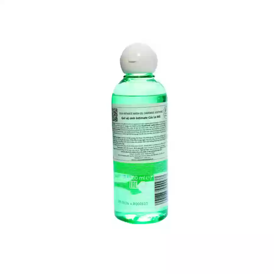Dung dịch vệ sinh Intimate Wash Gel Camomile Soothing Cúc La Mã dịu nhẹ (Chai 200ml)