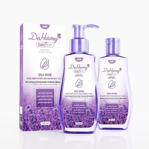 Dạ Hương Daily Fresh Dịu Nhẹ – Giúp Vệ Sinh Vùng Kín phù hợp cho DA NHẠY CẢM