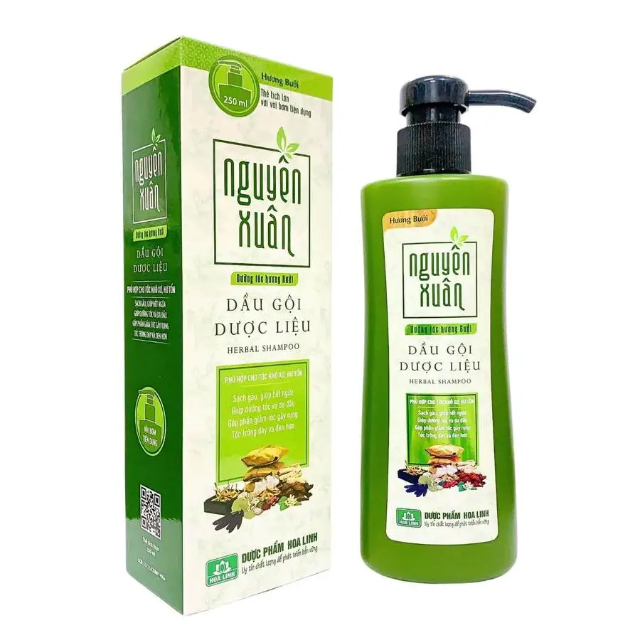 Dầu Gội Dược Liệu Nguyên Xuân Dưỡng Tóc Hương Bưởi 250ml