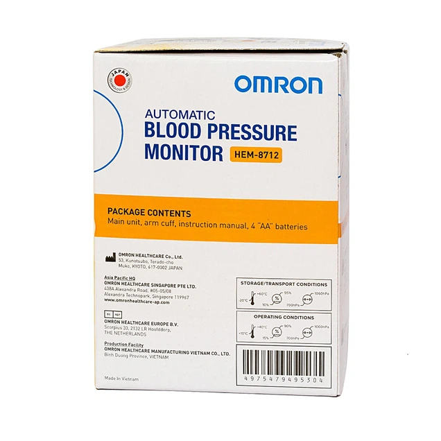 Máy đo huyết áp bắp tay Hem 8712